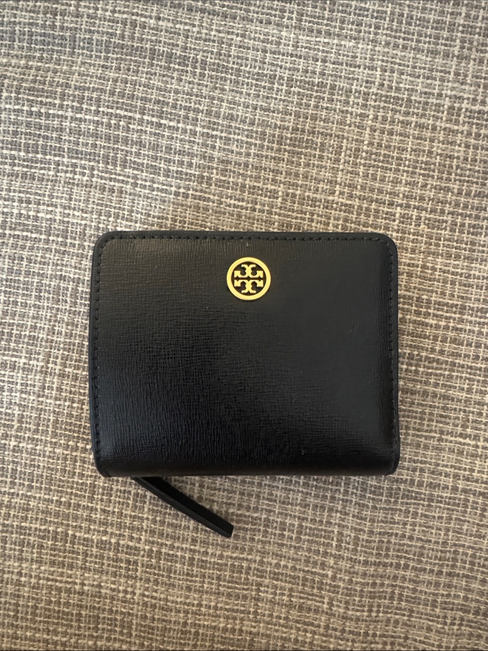 Tory Burch Black Leather Wallet